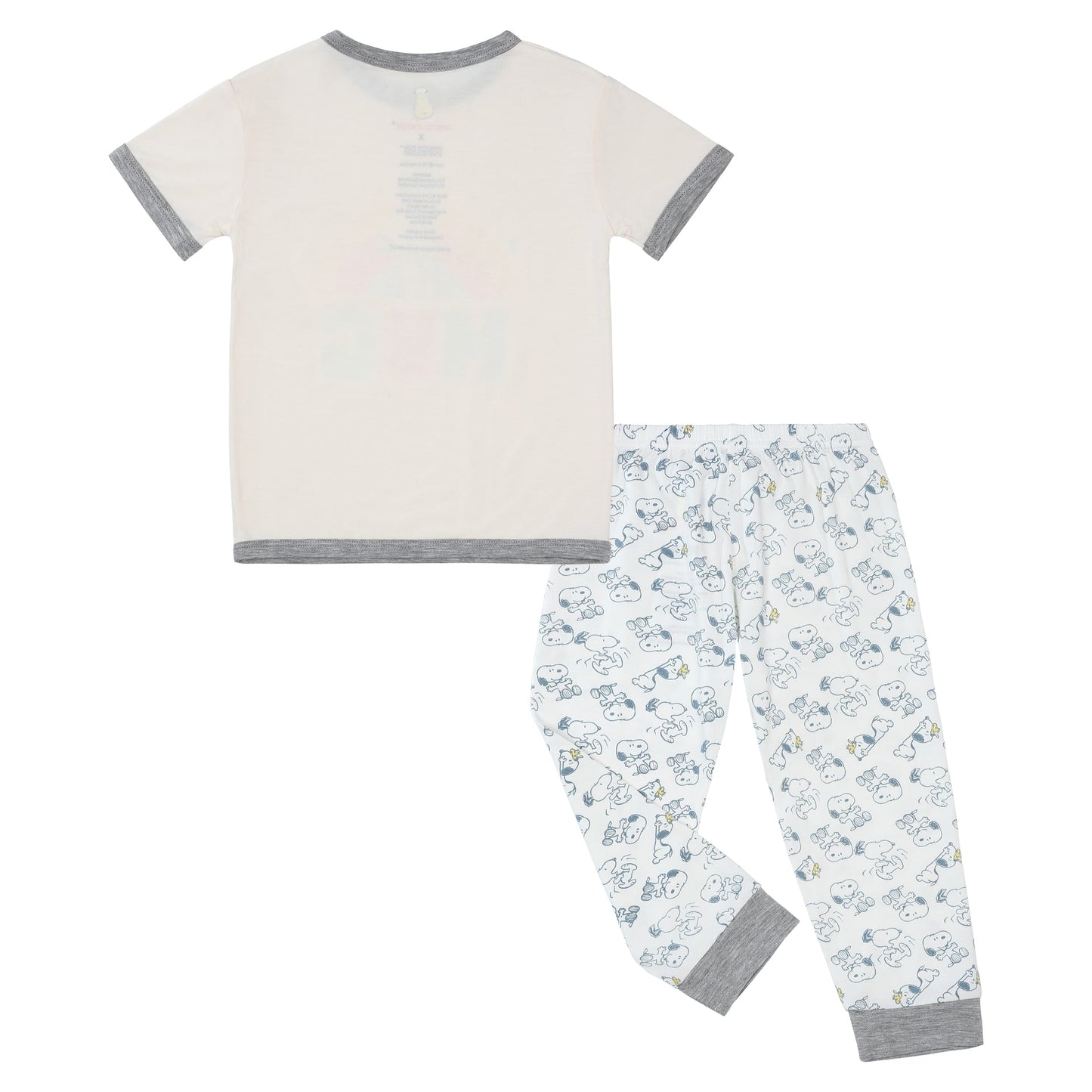 Special Edition - BBS x Peanuts Short Sleeve Shirt S04 Yellow + Pants S02 White