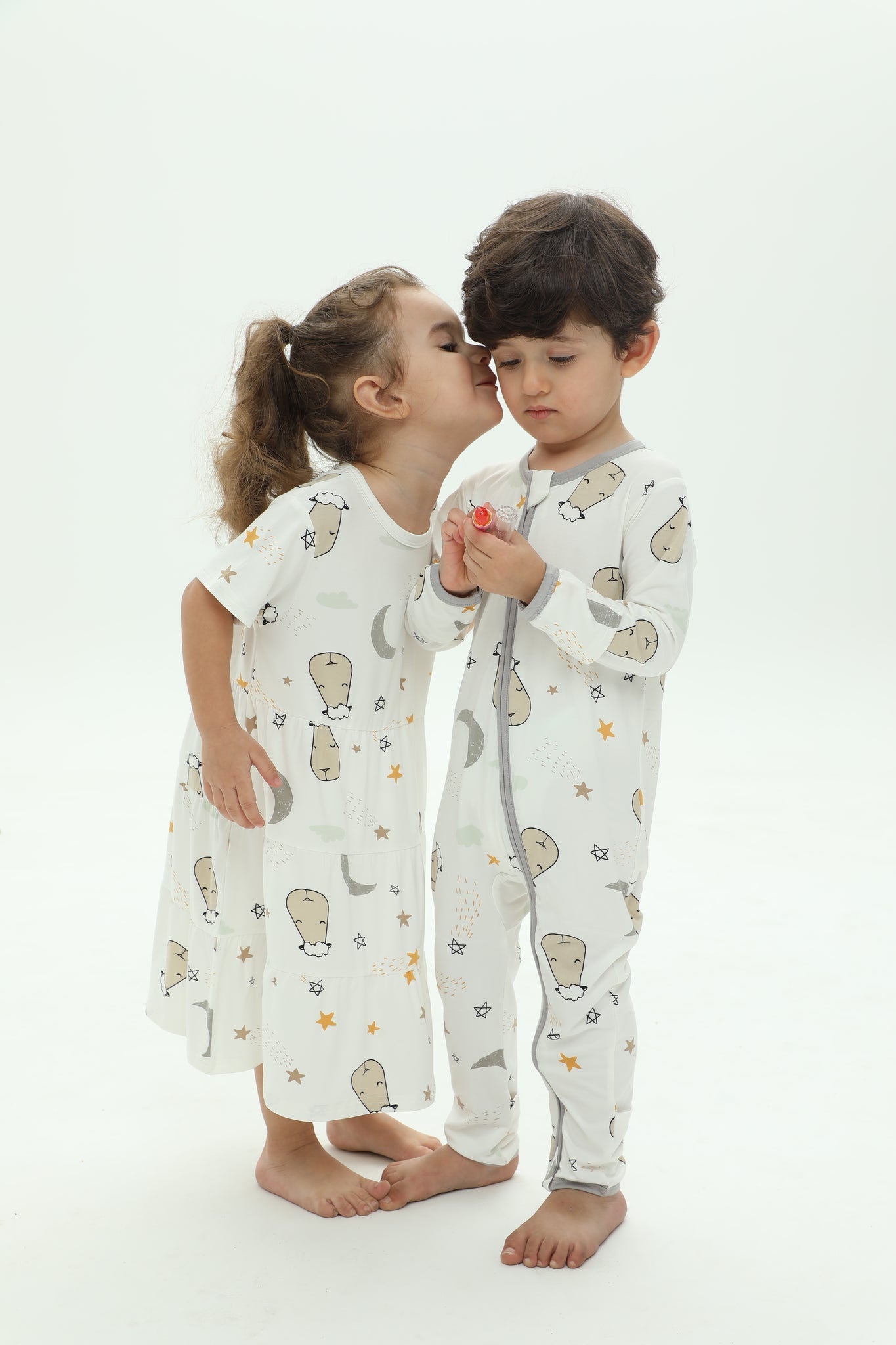 Special Edition - Romper Zip Goodnight Baa Baa White