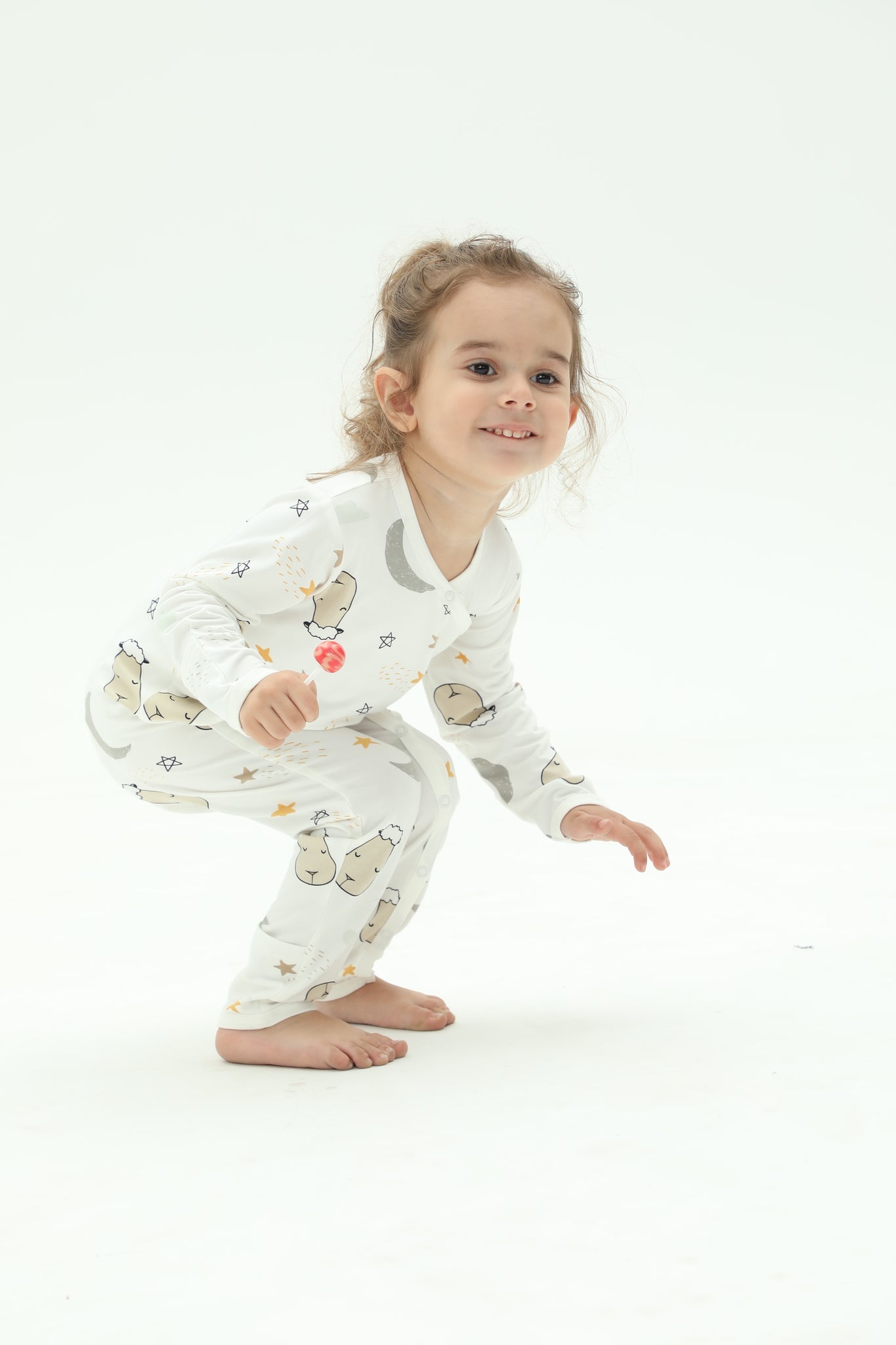 Special Edition - Romper Side Snap Goodnight Baa Baa White