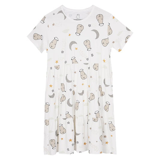 Special Edition - Adult Dress Goodnight Baa Baa White