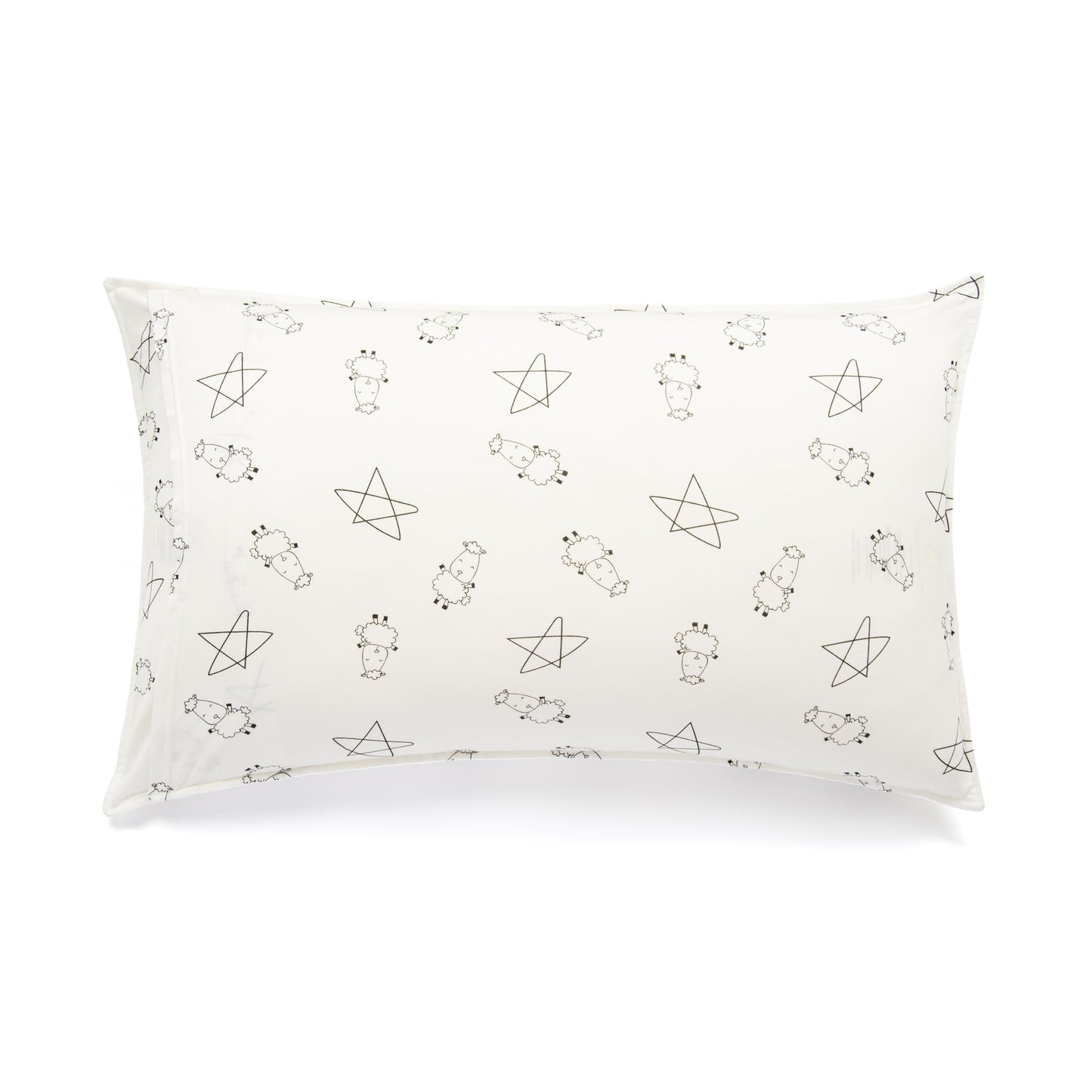 Head Pillow Cute Big Star & Sheepz White - Kids (30 x 47 cm)