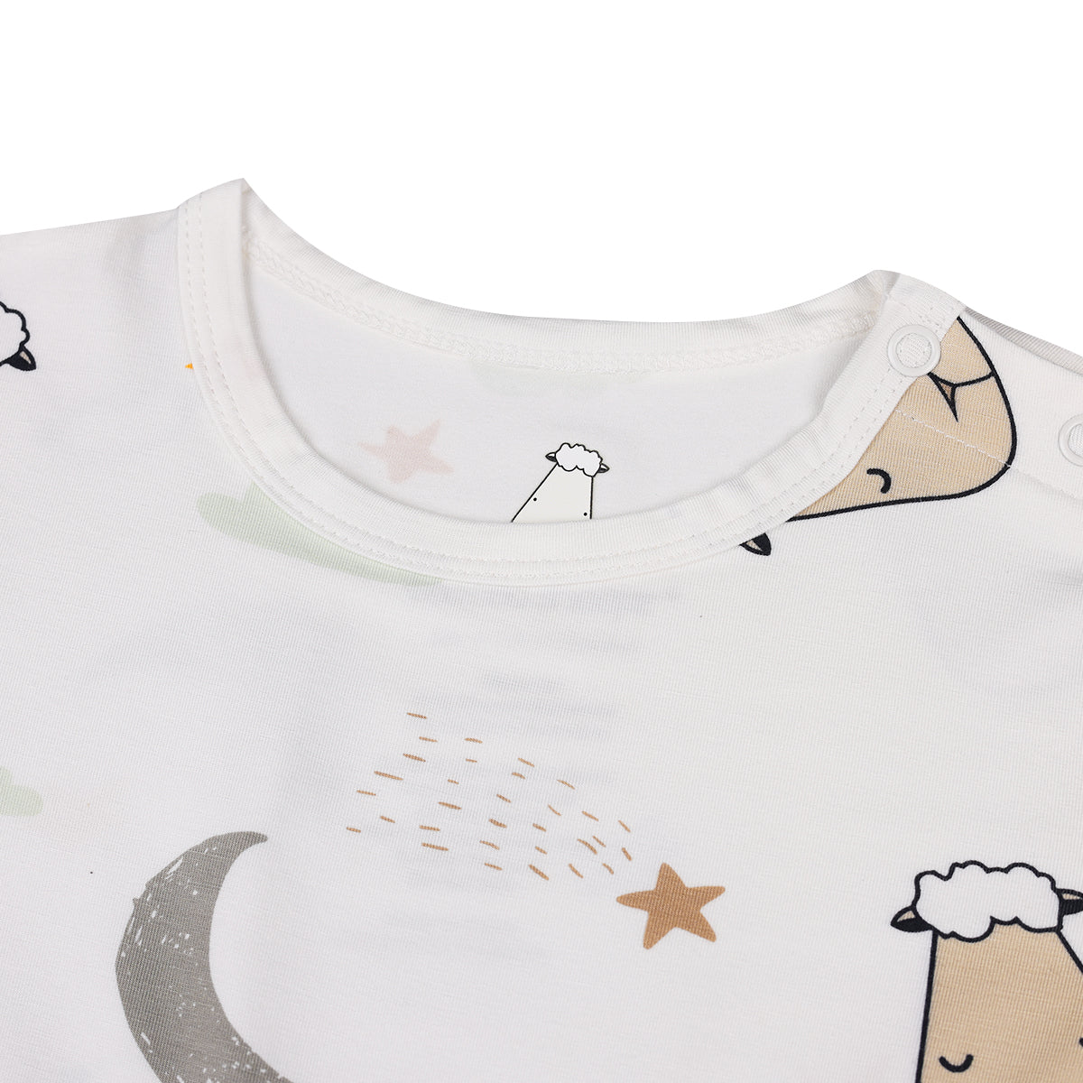 Special Edition - Tiered Dress Goodnight Baa Baa White