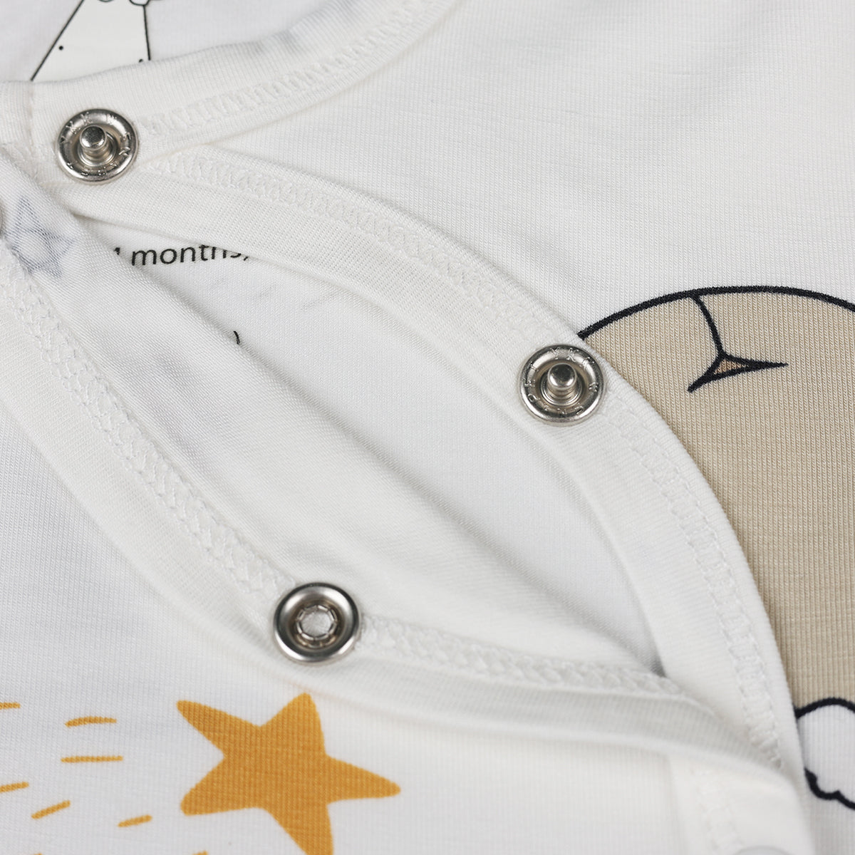 Special Edition - Romper Side Snap Goodnight Baa Baa White