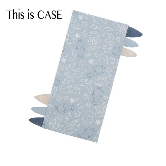 Special Edition - Bed-Time Buddy™ Case Baa Baa in the Universe Blue with Color tag - Medium