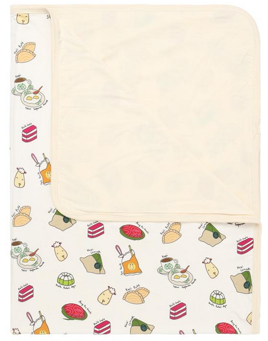 Special Edition - Double Layer Blanket Kopitiam x Baa Baa White -36M