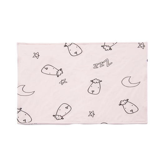 Head Pillow Case Sweet Dreams Baa Baa Pink  - Kids (30 x 47 cm) CASE ONLY