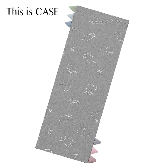 Bed-Time Buddy Case Sweet Dreams Baa Baa Grey with Color tag - XL