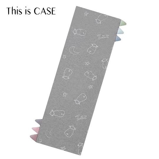 Bed-Time Buddy Case Sweet Dreams Baa Baa Grey with Color tag - XL