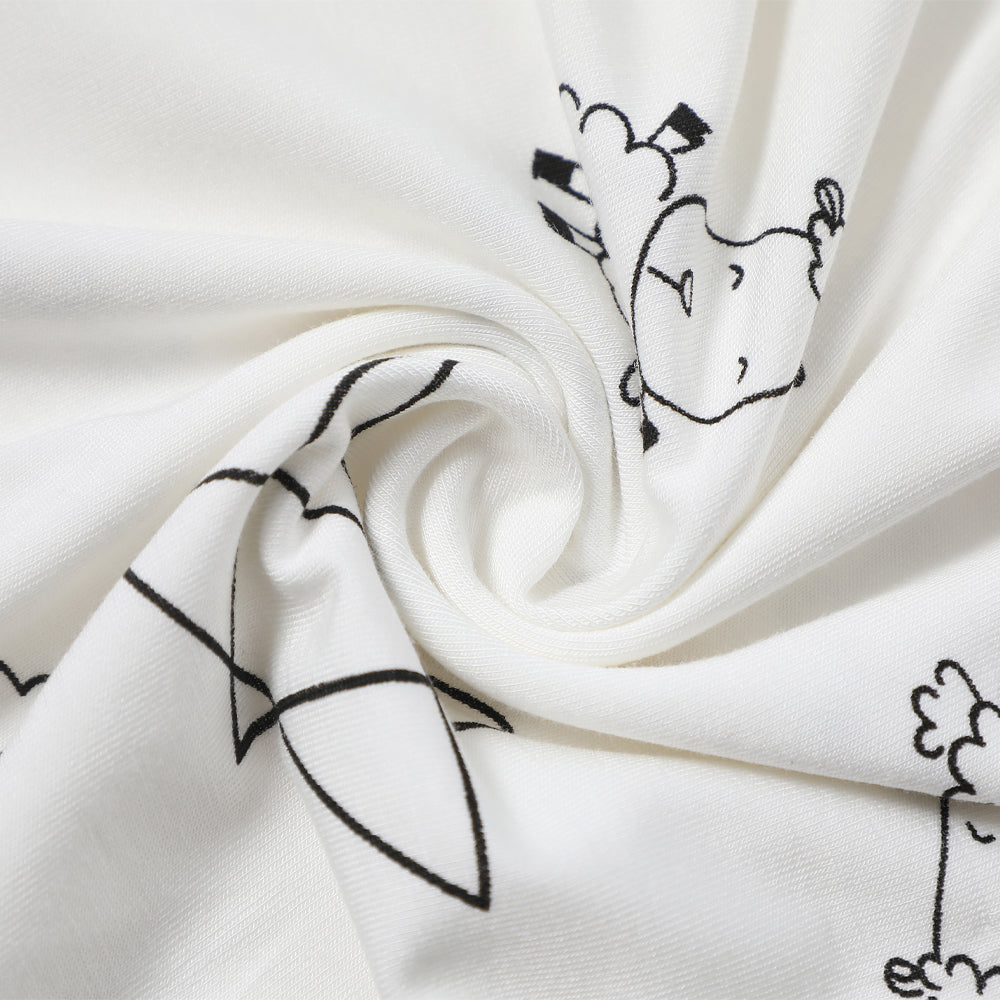 Bed-Time Buddy Case Cute Big Star & Sheepz White with Color tag - XL