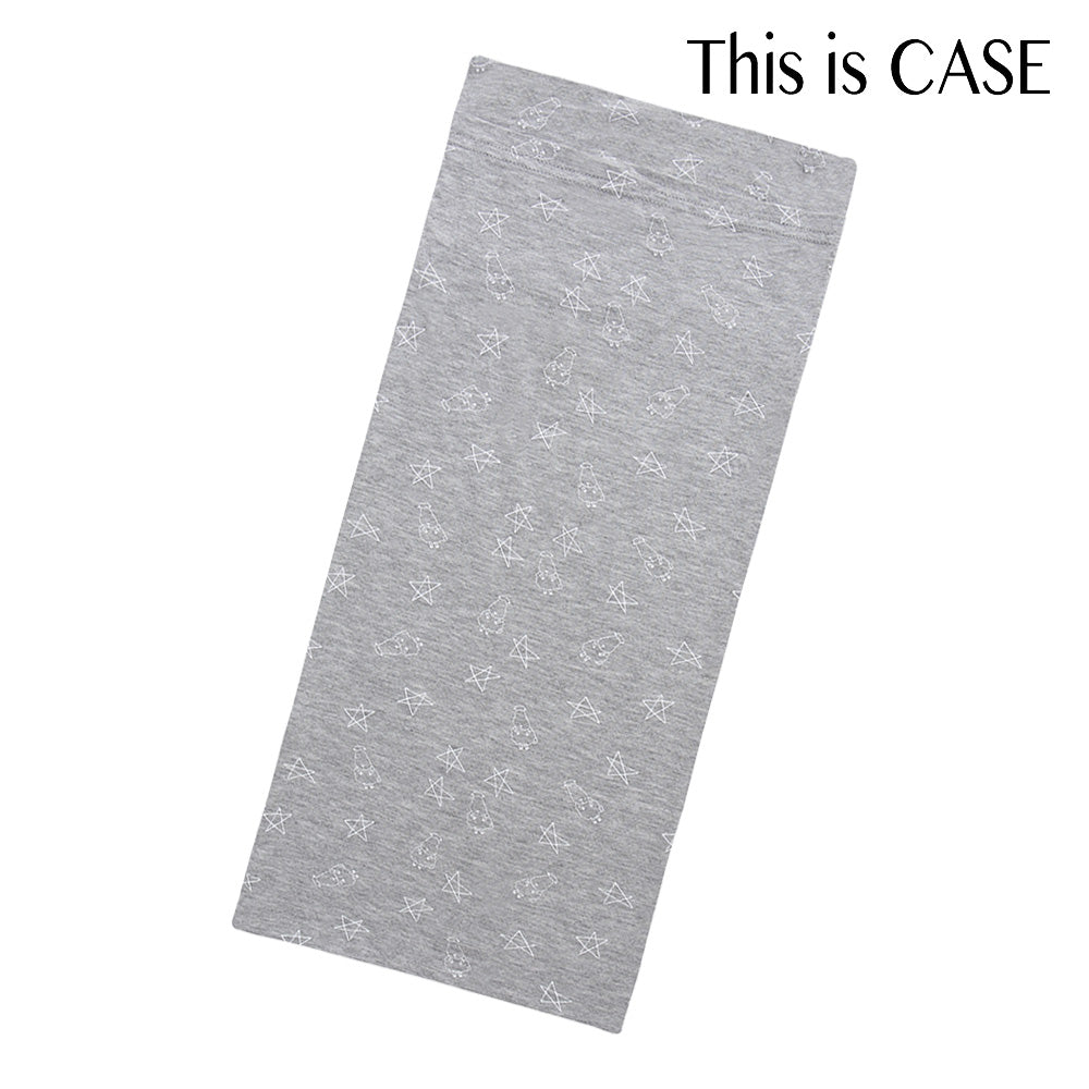 Bed-Time Buddy Case Small Star & Sheepz Grey - Jumbo