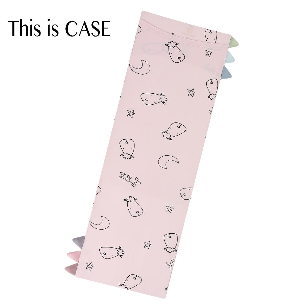 Bed-Time Buddy Case Sweet Dreams Baa Baa Pink with Color tag - XL