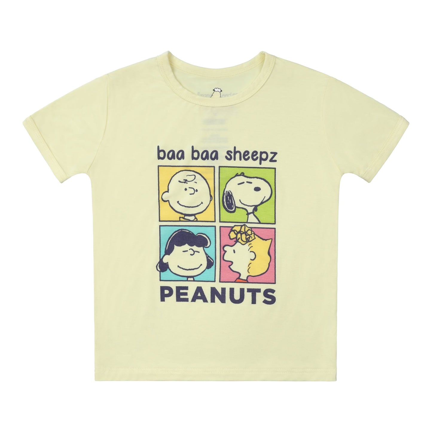 Special Edition - Snoopy Short Sleeve Shirt S24 Yellow + Shorts S24 Purple