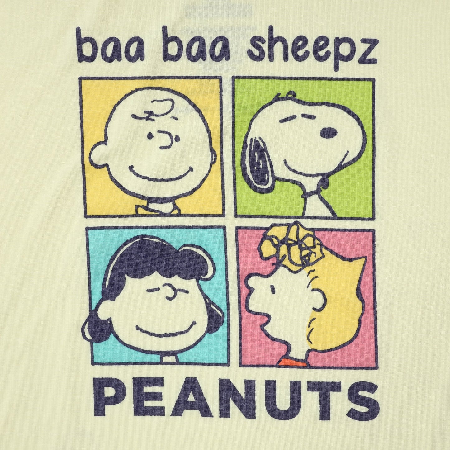Special Edition - Snoopy Short Sleeve Shirt S24 Yellow + Shorts S24 Purple