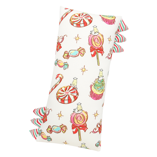 Bed-Time Buddy™ Christmas 3 White with Stripe tag - Medium