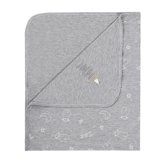 Single Layer Blanket Sweet Dreams Baa Baa Grey - 36M