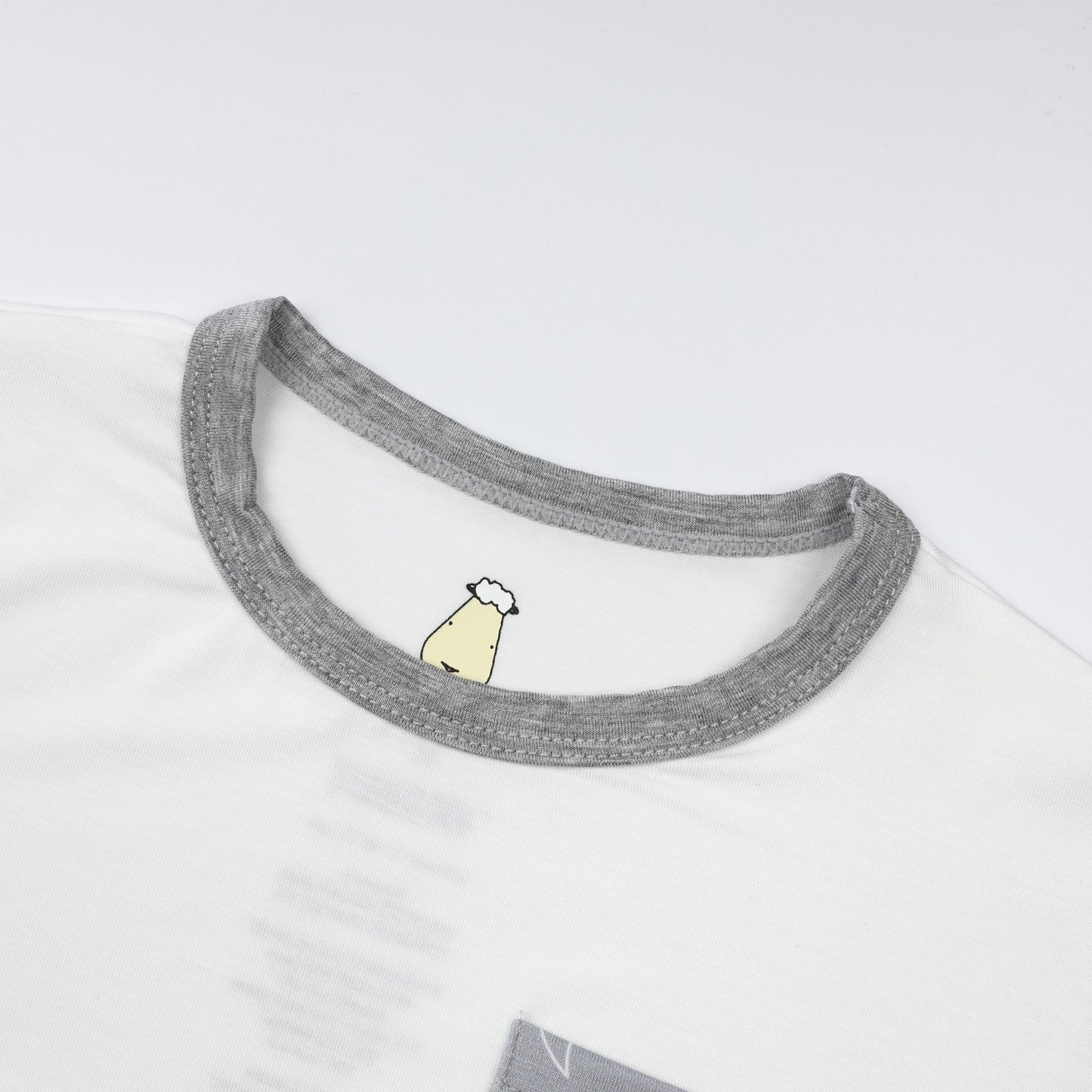 Special Edition - Snoopy Short Sleeve Shirt S27 White + Shorts S27 Grey