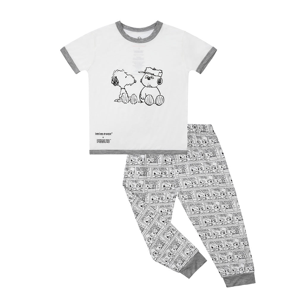 Special Edition - Snoopy Short Sleeve Shirt S31 White + Pants S31 White