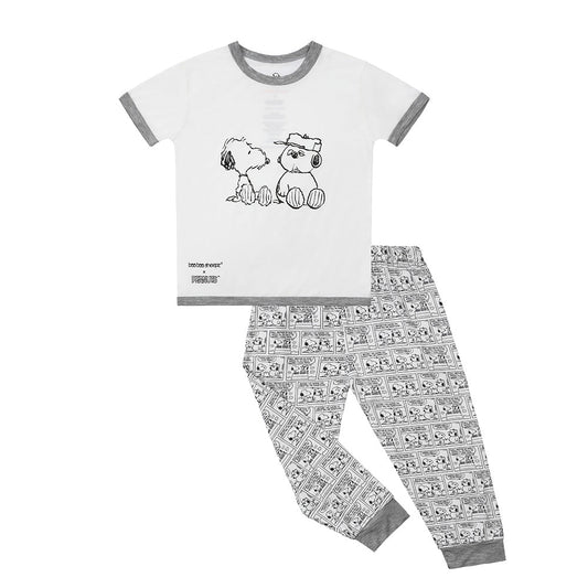 Special Edition - Snoopy Short Sleeve Shirt S31 White + Pants S31 White