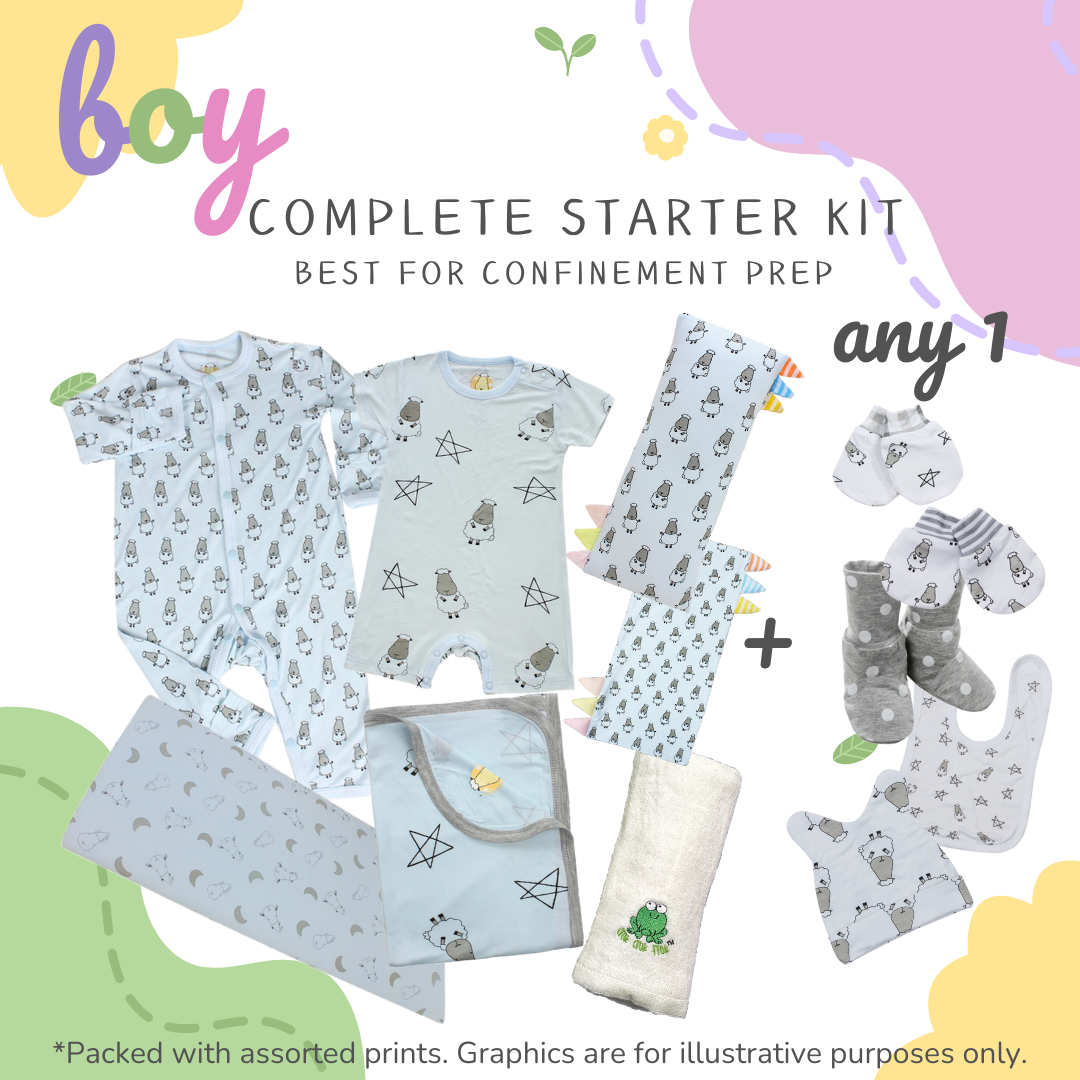 Boy Complete Starter Kit - Best For Confinement Prep