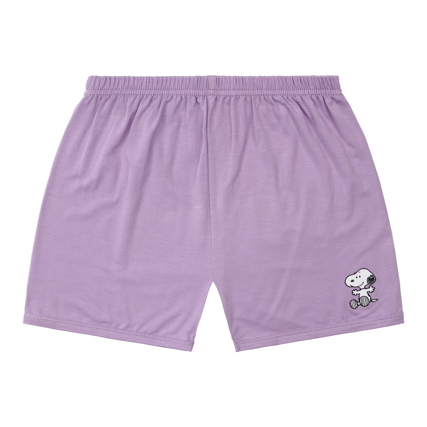 Special Edition - Snoopy Short Sleeve Shirt S24 Yellow + Shorts S24 Purple