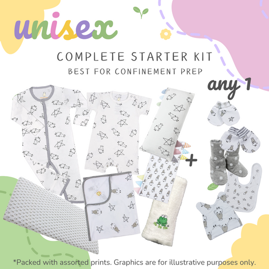 Unisex Complete Starter Kit - Best For Confinement Prep