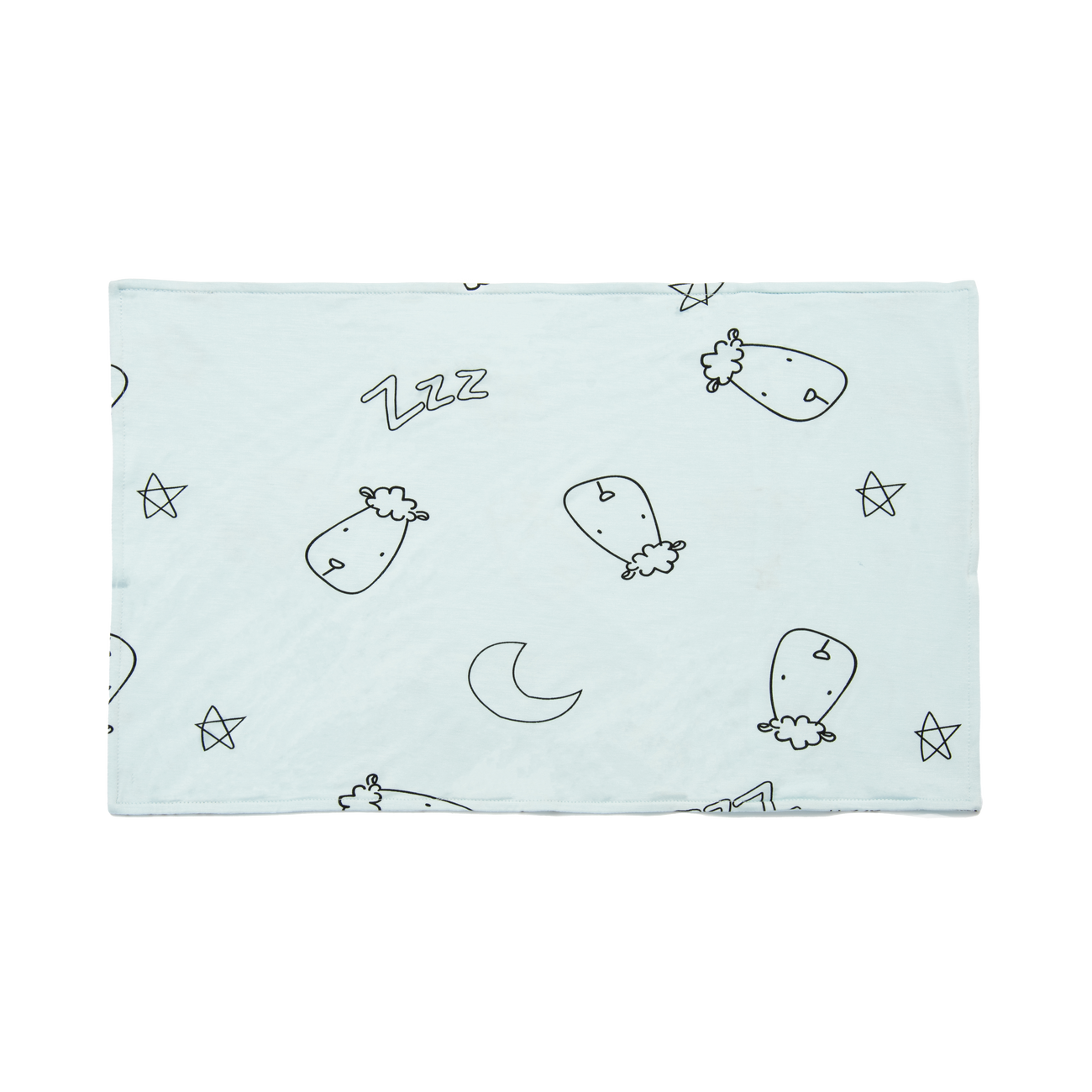 Head Pillow Case Sweet Dreams Baa Baa Blue - Kids (30 x 47 cm) CASE ONLY