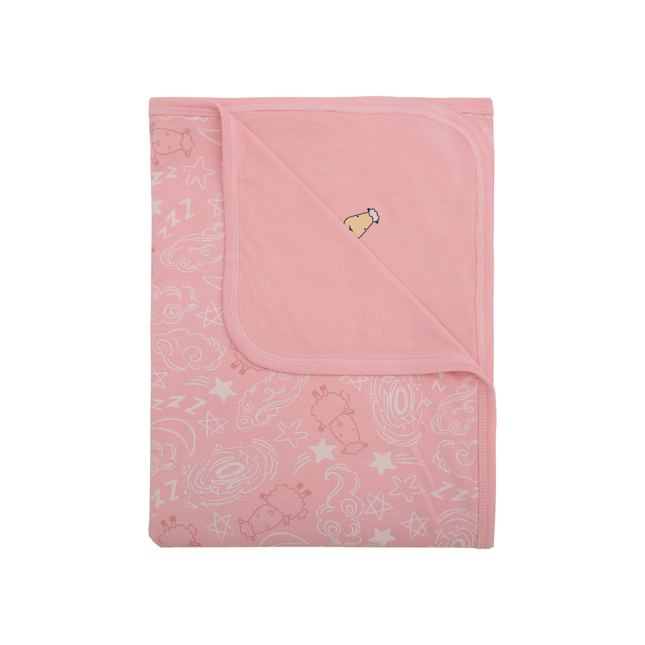 Special Edition - Double Layer Blanket Baa Baa in the Universe Pink Kids