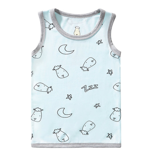 Sleeveless Shirt Sweet Dreams Baa Baa Blue