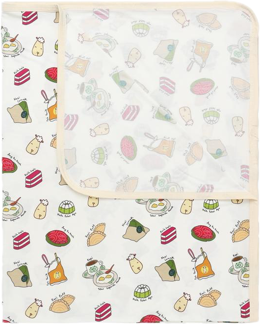 Special Edition - Single Layer Blanket Kopitiam x Baa Baa White  - 36M