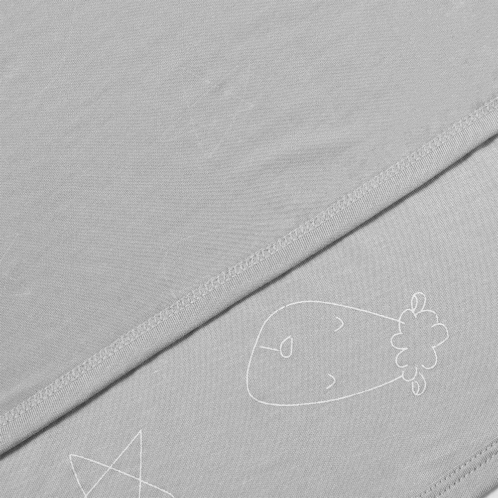 Double Layer Blanket Cute Big Star & Head Grey - 36M