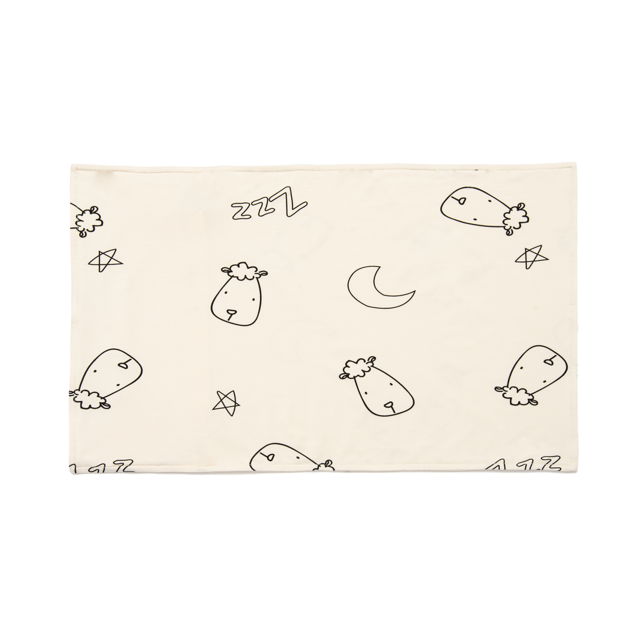 Head Pillow Case Sweet Dreams Baa Baa Yellow  - Kids (30 x 47 cm) CASE ONLY