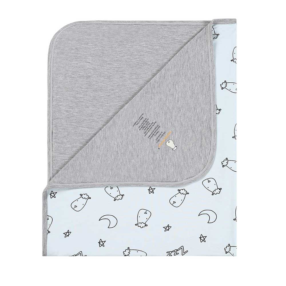 Double Layer Blanket Sweet Dreams Baa Baa Blue Kids