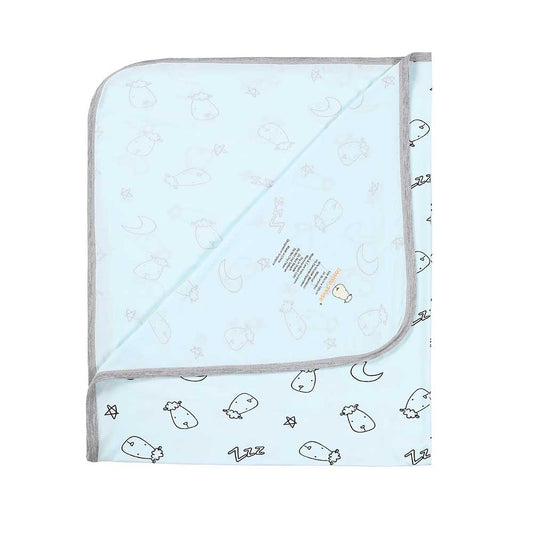 Single layer Blanket Sweet Dreams Baa Baa Blue - 36M