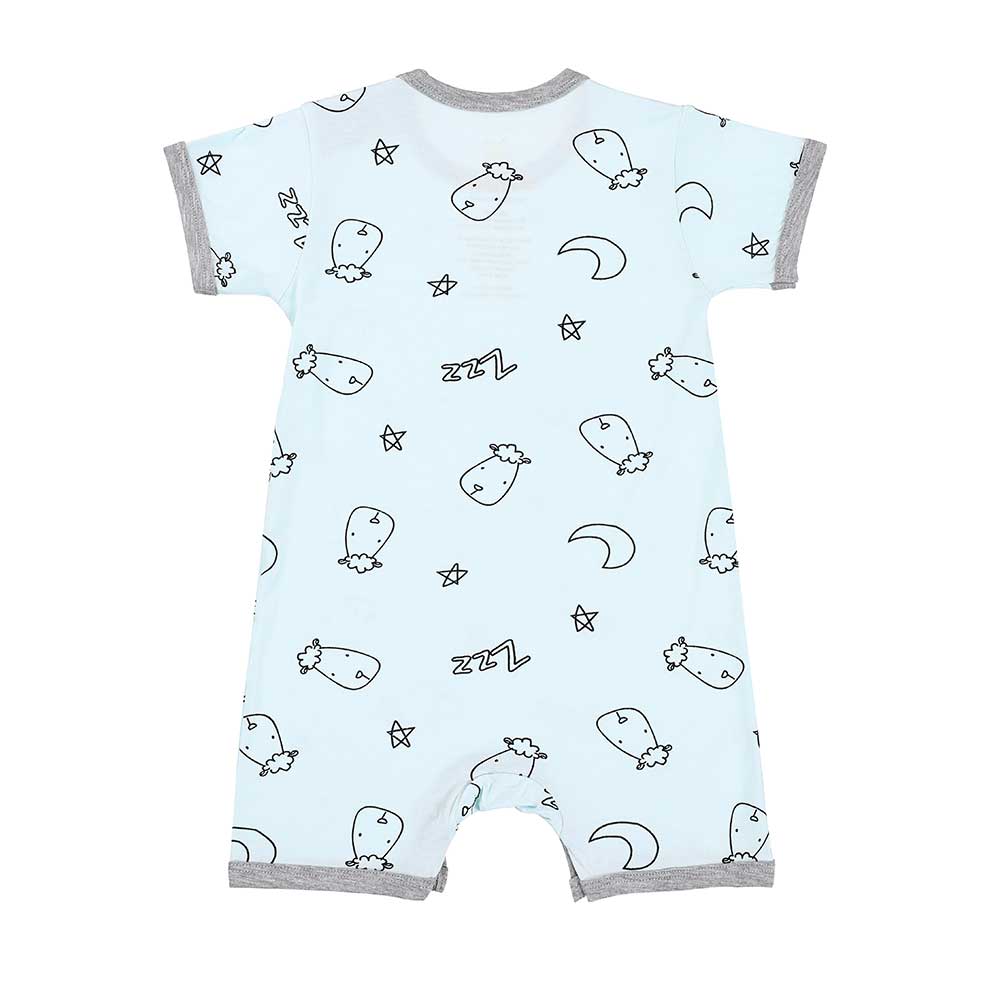 Romper Short Sleeve Sweet Dreams Baa Baa Blue