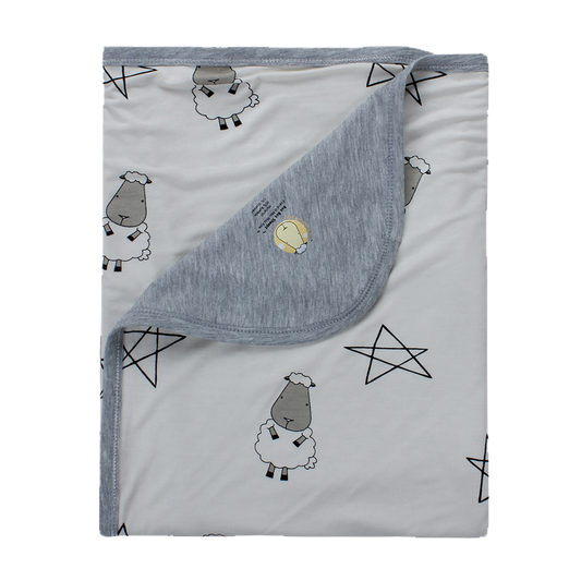 Double Layer Blanket Big Star & Sheepz Yellow - 36M