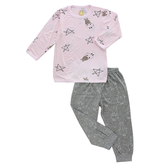 Pyjamas Set Big Star & Sheepz Pink + Big Sheepz Grey