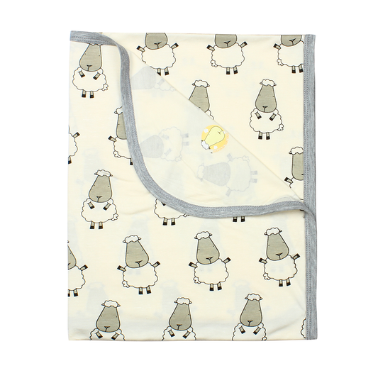 bamboo blanket baby yellow