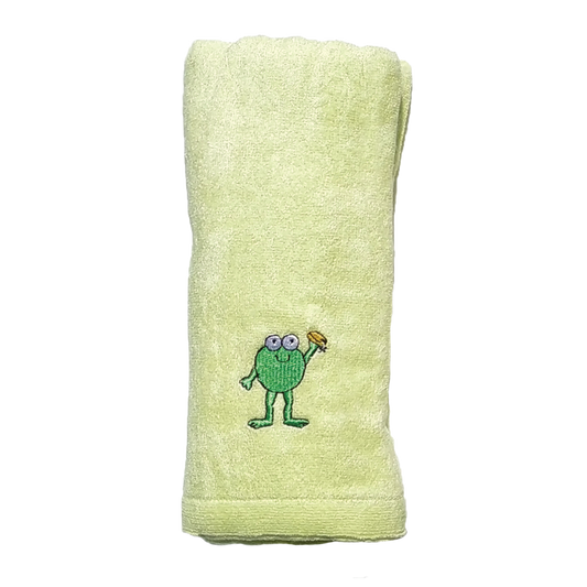 CrokCrokFrok Bamboo Towel for Baby & Kids - Apple Green - Small